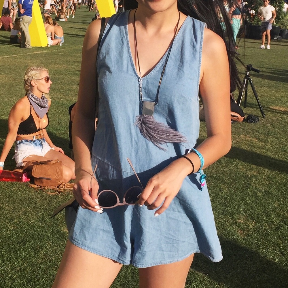 The Fifth Label denim playsuit romper